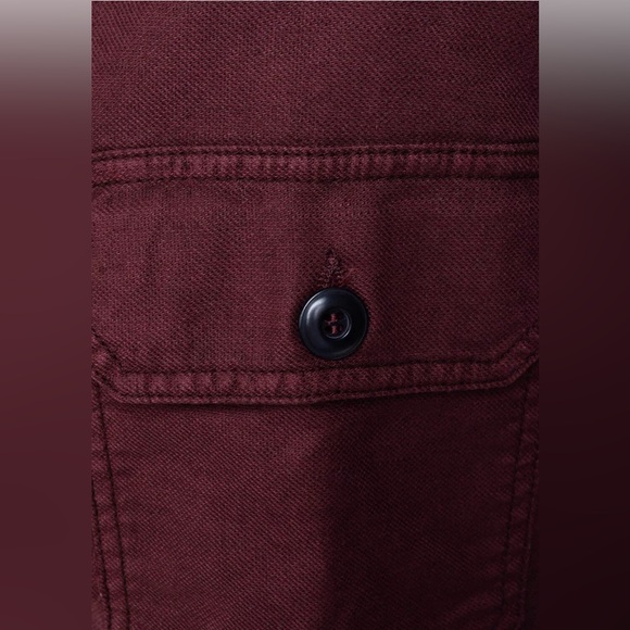 THE GREAT. Army Shirt Jacket Linen Blend - Picture 4 of 7